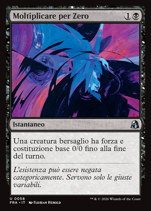 Moltiplicare per Zero