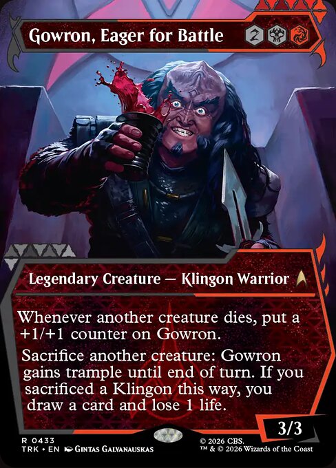 Gowron, Eager for Battle