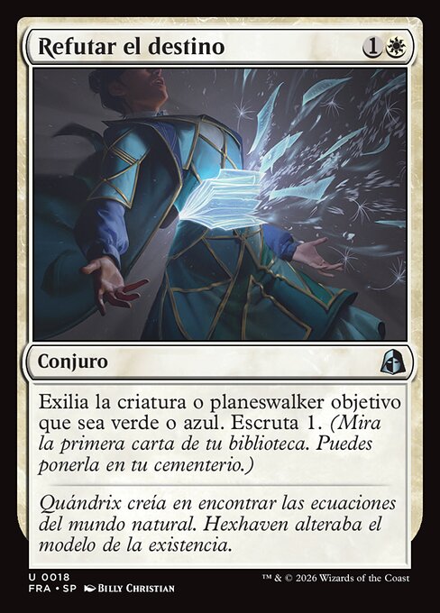 Refutar el destino