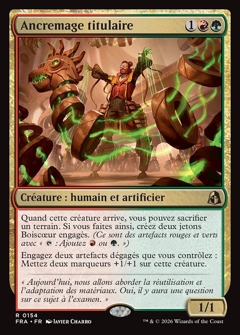 Ancremage titulaire