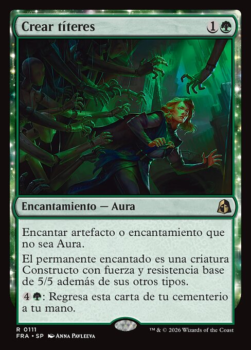 Crear títeres