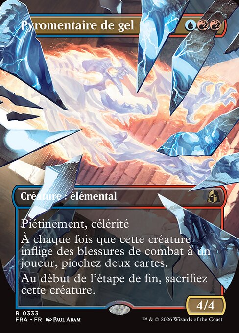 Pyromentaire de gel