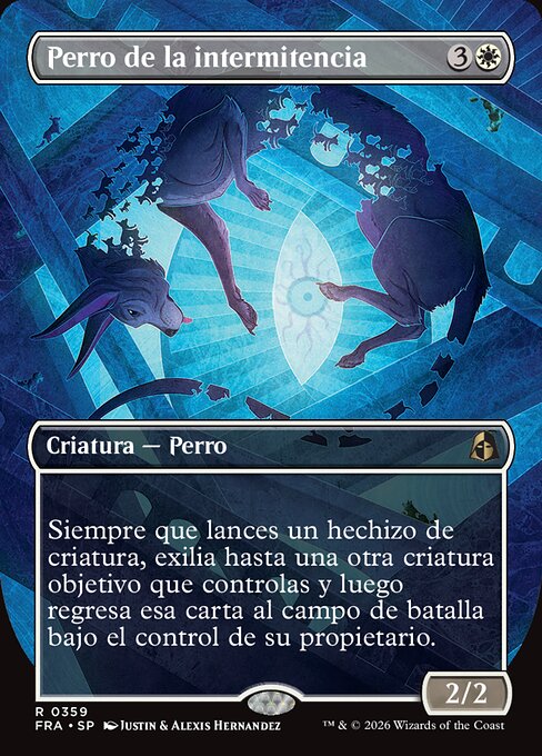 Perro de la intermitencia