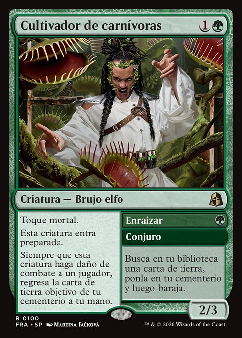 Cultivador de carnívoras