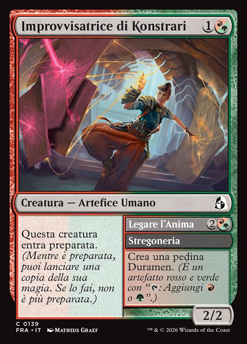 Improvvisatrice di Konstrari