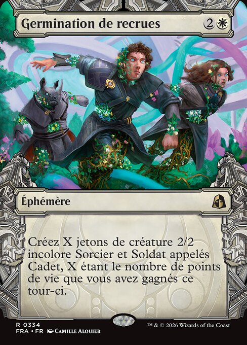 Germination de recrues