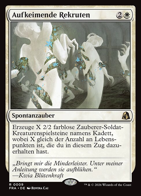 Aufkeimende Rekruten