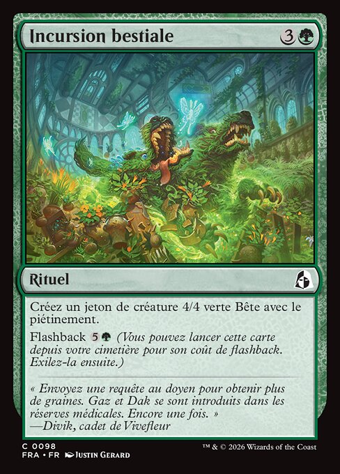Incursion bestiale