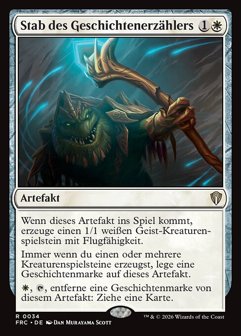 Stab des Geschichtenerzählers