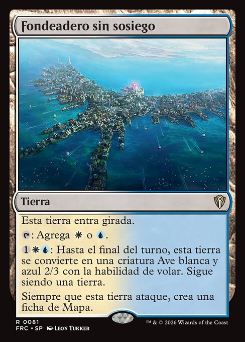 Fondeadero sin sosiego