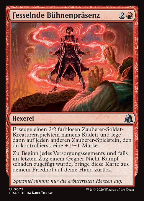 Fesselnde Bühnenpräsenz