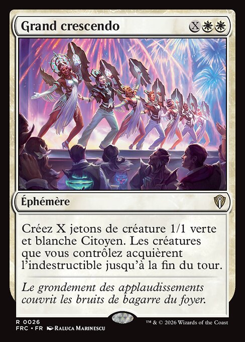 Grand crescendo