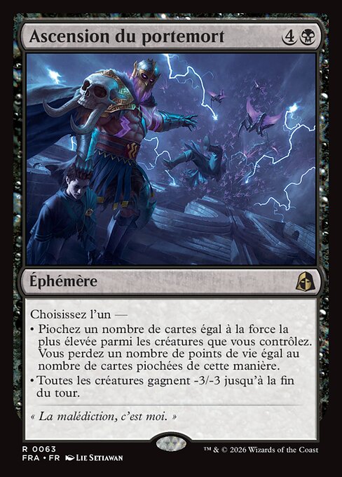 Ascension du portemort