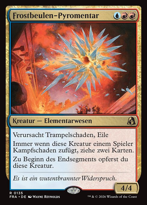 Frostbeulen-Pyromentar