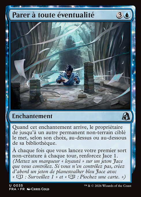 Parer à toute éventualité