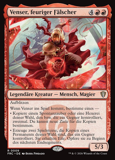 Venser, feuriger Fälscher