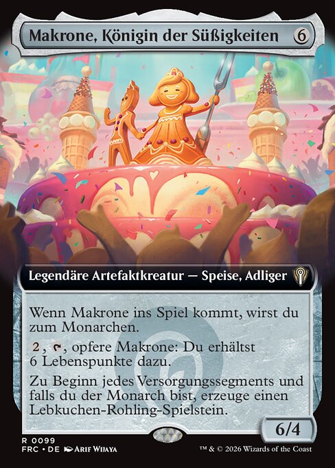 Makrone, Königin der Süßigkeiten