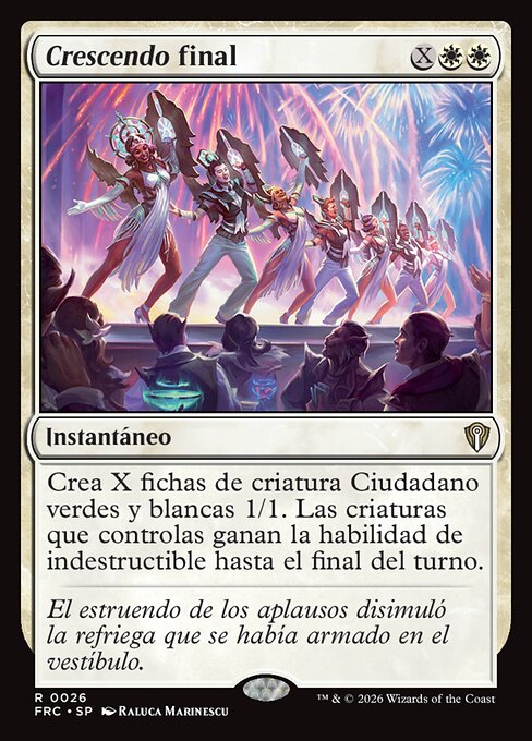 Crescendo final